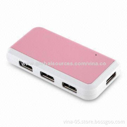 USB Hub with Plug-and-play Function, Logo Imprinting Available